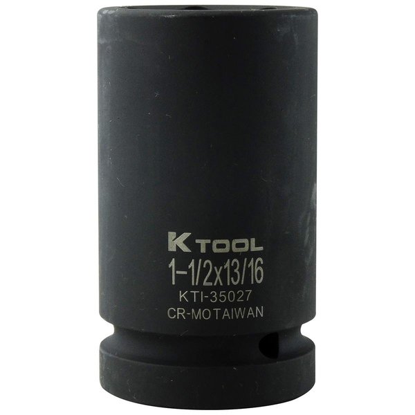 K-Tool International 1" Drive Impact Socket black oxide KTI-35027